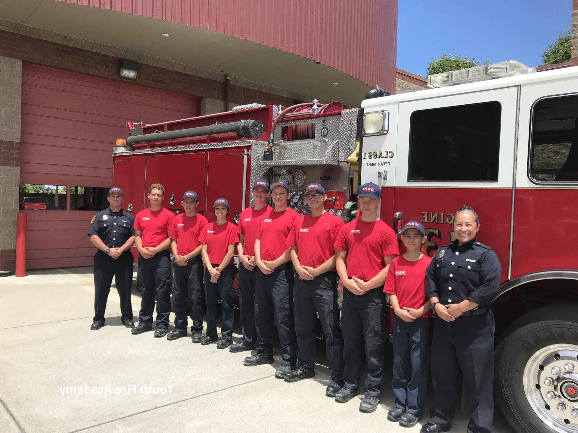 Youth Fire Academy text